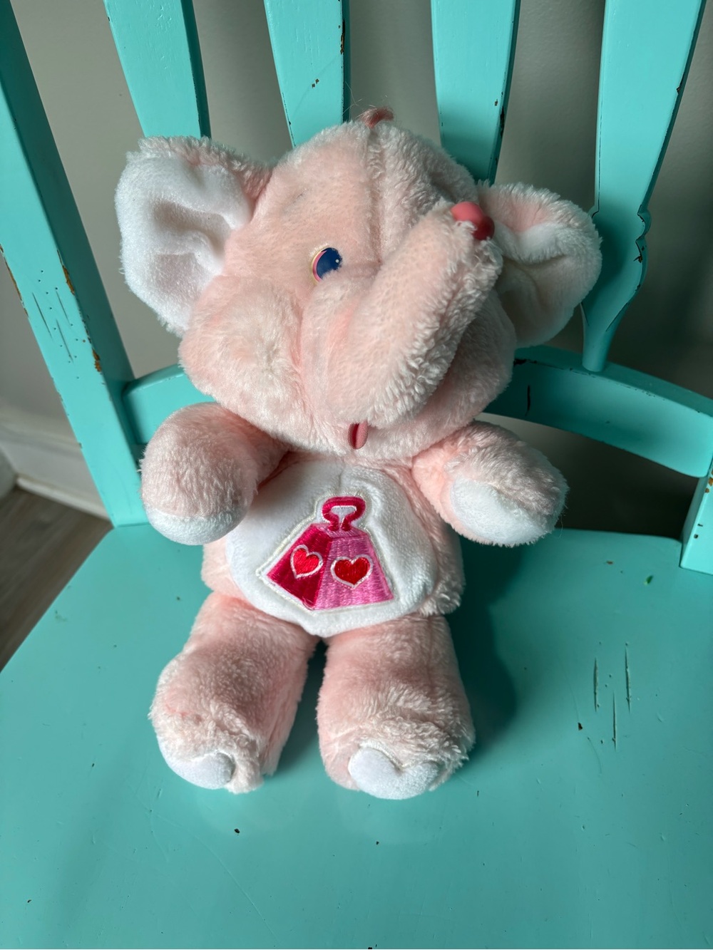 Vintage 1984 Kenner “Lotsa Heart” Elephant Care Bears Cousins Plush